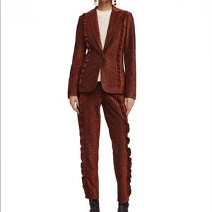 Scotch & Soda Ruffles Lurex Suit